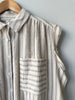 Directed Stripe Blouse