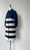 Gabby Stripe Wool Coat | 1960s
