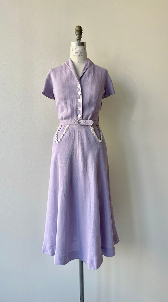 Tischler Linen Dress | 1950s