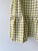 Chartreuse Gingham Top
