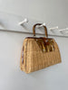 Lacquered Wicker Handbag | 1950s