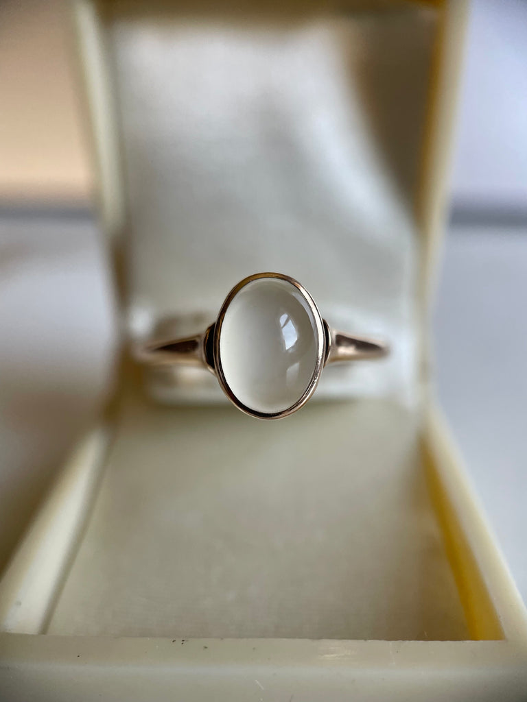 Victorian 14K Moonstone Ring