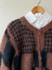 Checkerboard Mohair Cardigan | 1970s