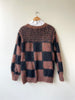Checkerboard Mohair Cardigan | 1970s