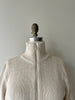 Cotton Knit Jacket Sweater | 1980s