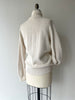 Cotton Knit Jacket Sweater | 1980s