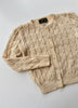 Handknit South Wool Cardigan | 1970s