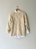 Cotton Cable Knit Sweater