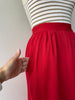 Bright Cherry Skirt | 1940s