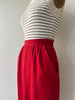 Bright Cherry Skirt | 1940s