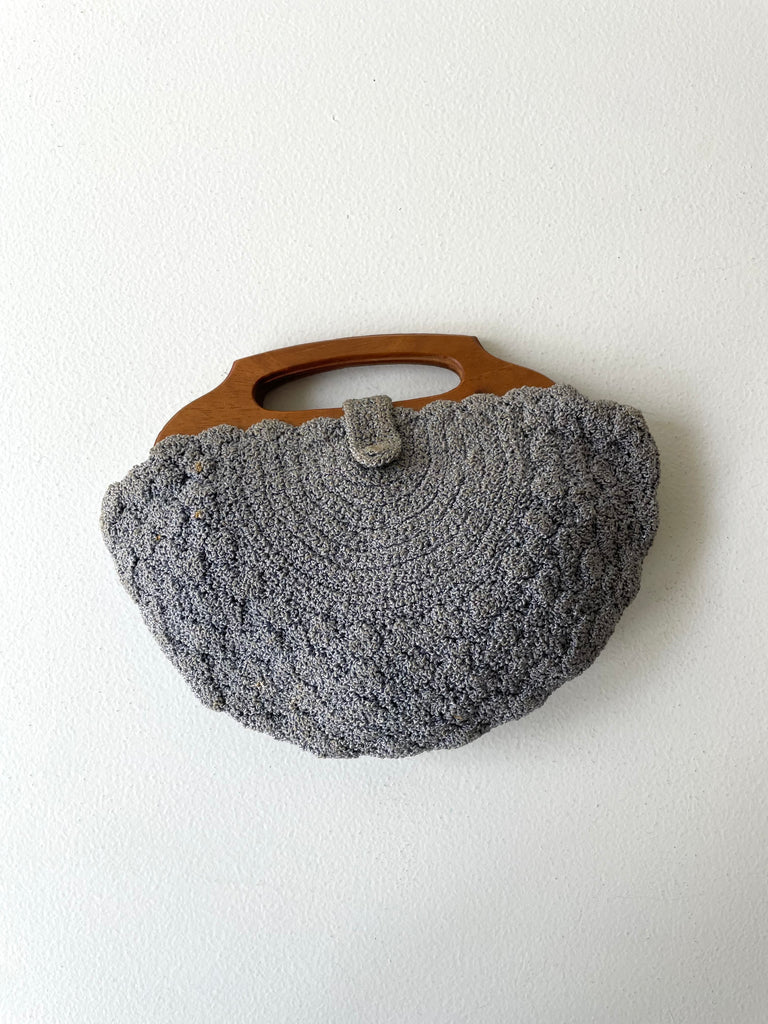 Crochet Wood Frame Bag