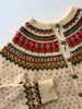 Handknit Fair Isle Cardigan | 1960s