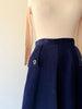Navy Corduroy Skirt | 1970s