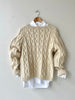 Cable Twist Wool Sweater
