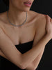 Blue Grey Mashan Jade Necklace | Lisbeth