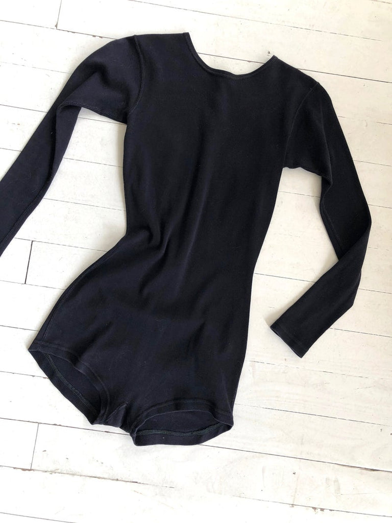 Cotton Knit 1950s Bodysuit