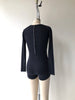 Cotton Knit 1950s Bodysuit