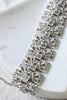 Art Deco Sterling and Rhinestone Bracelet
