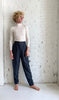 SALE | Annie Linen Pant | Charcoal Blue