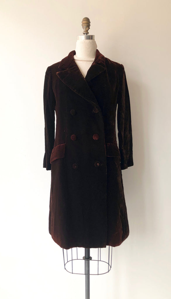 1960s Christian Dior Silk Velvet Coat