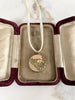 Victorian Engraved Village Locket Necklace