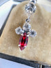 Tart Cherry 1950s Earrings