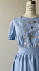 Edelweiss Linen 1940s Dress