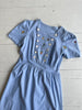 Edelweiss Linen 1940s Dress