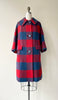 1960s Primary Plaid Wool Coat