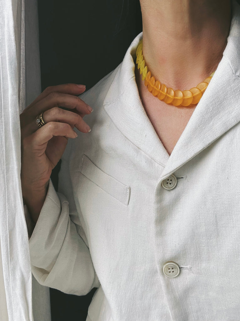 Citrusdrop 1960s Lucite Necklace