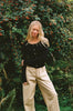 Organic Baby Rib Cardigan | Black