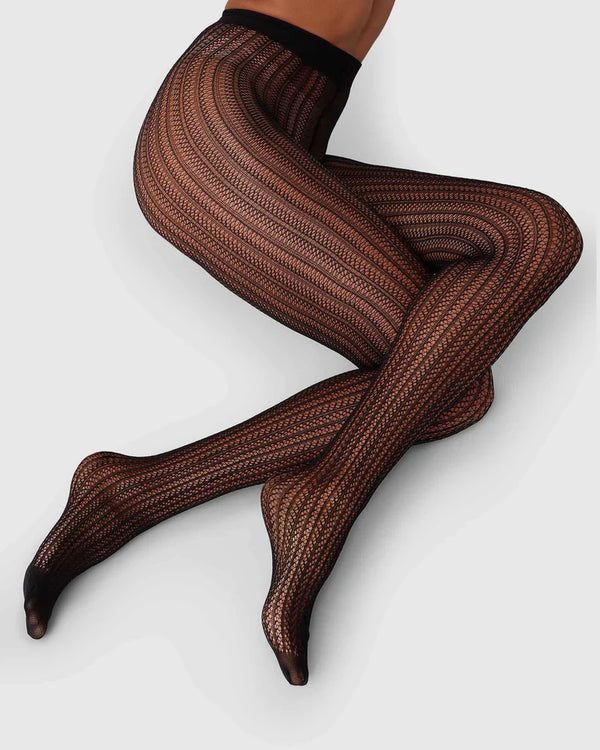 Selma Knit Tights | Swedish Stockings