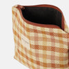 Gingham Jacquard Makeup Bag | De La Mur