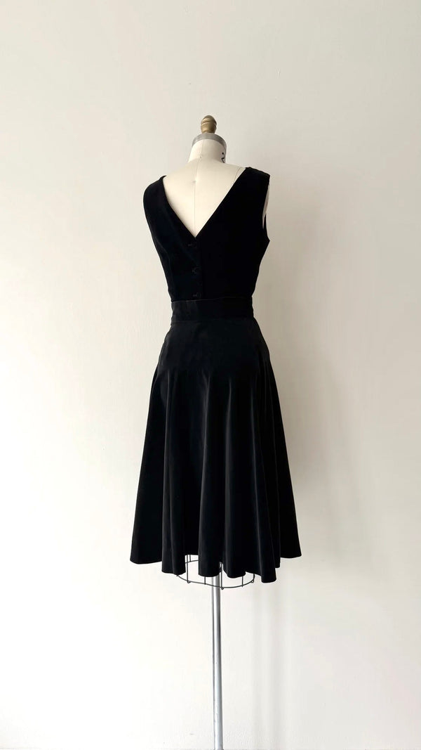 Soubrette Velvet Dress | 1950s