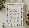 Woodland Watercolor Book