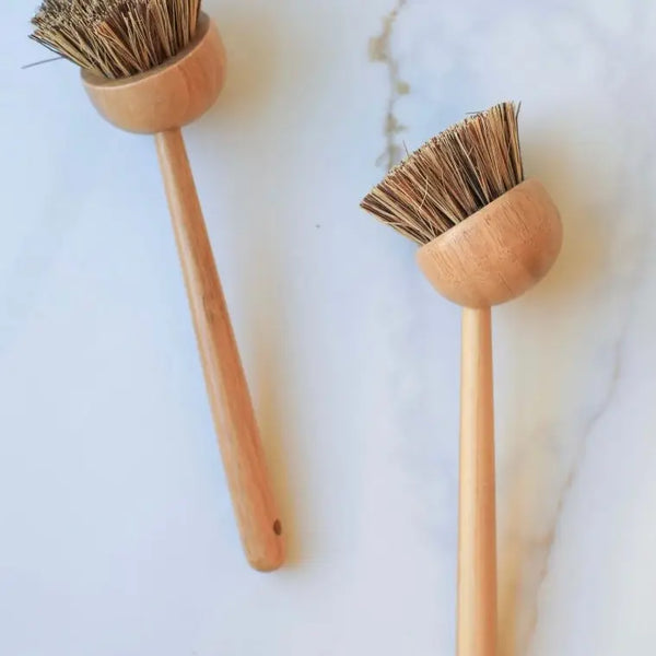 Rounded Wooden Dish Brush