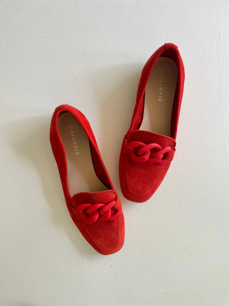 Link Suede Loafers