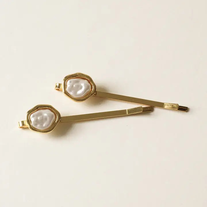 Freshwater Pearl Hair Pins | Nar'Sha