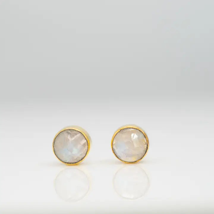 Rose Cut Studs | Leslie Francesca