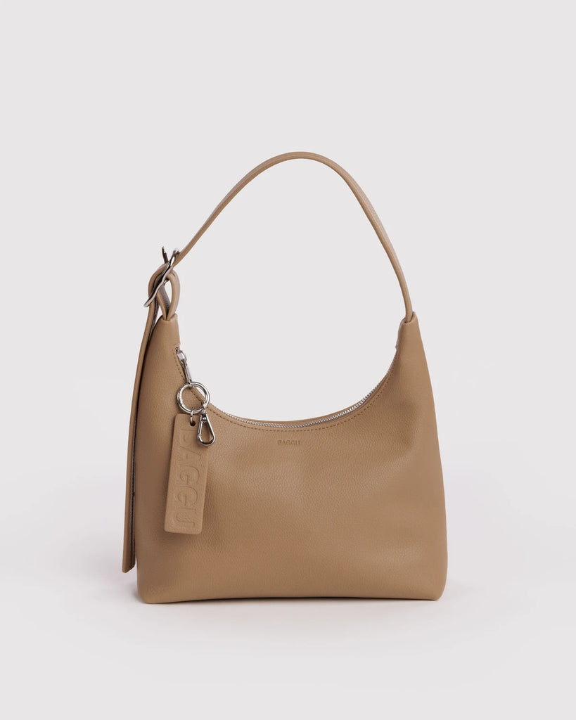 BAGGU | Mini Recycled Leather Bag Dune