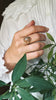 Vintage 10K Moss Agate Ring
