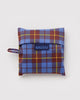 BAGGU Reusable Tote | Blue Tartan