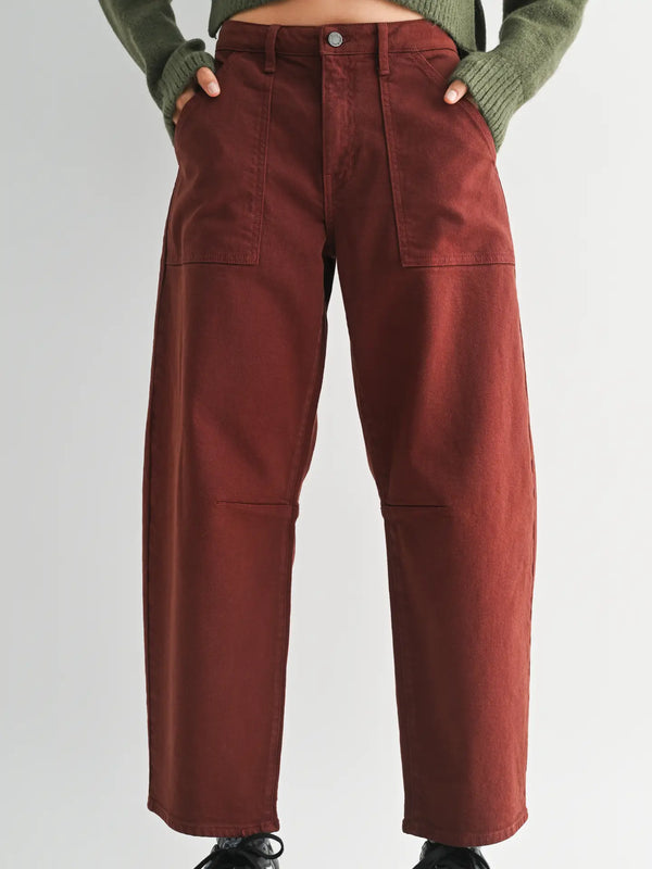 Cinnamon Barrel Jeans | Just Black