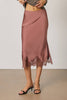 Rose Satin Skirt