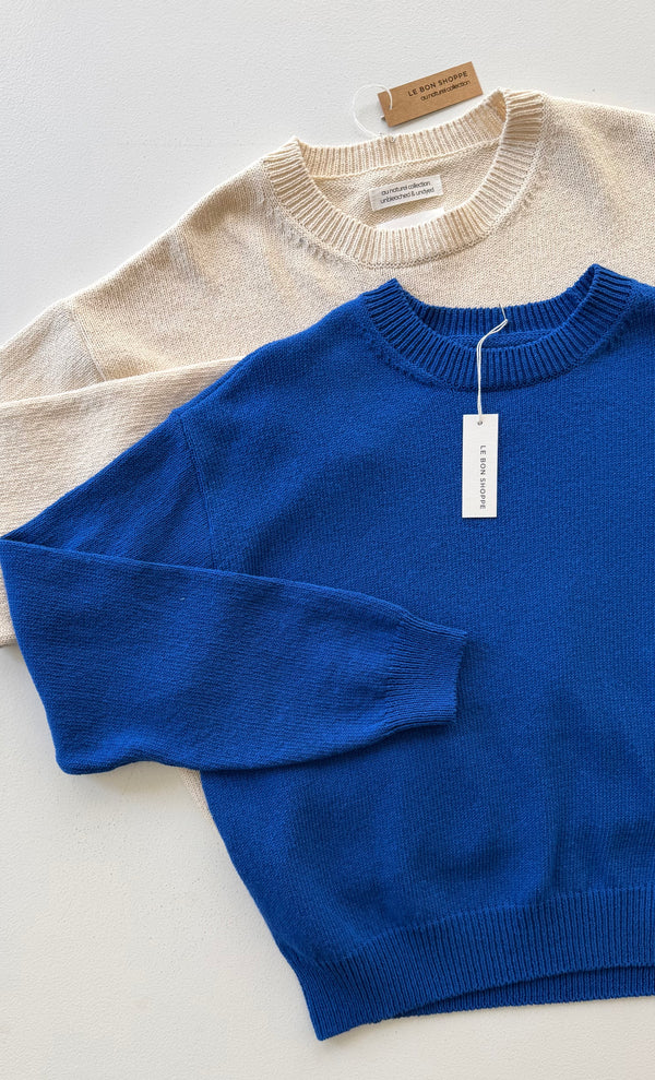 Milo Cotton Sweater | Le Bon Shoppe