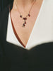Cranberry Drop Necklace