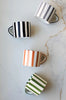Striped Ceramic Mugs
