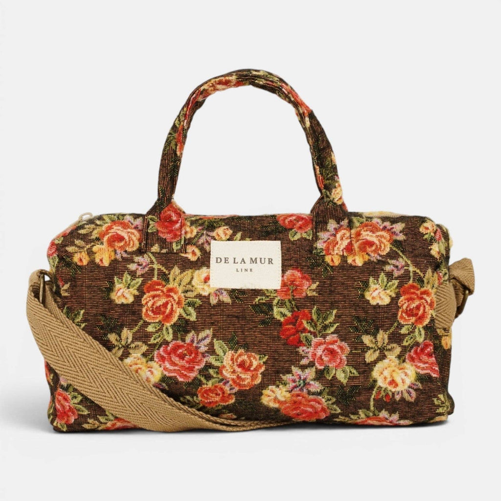 Pepi Jacquard Duffle Handbag | De La Mur