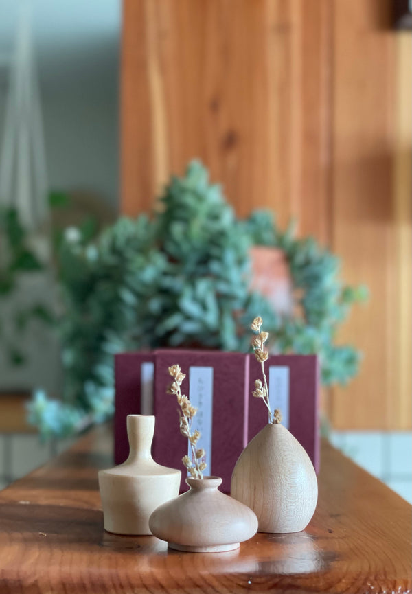 Japanese Maple Mini Vases