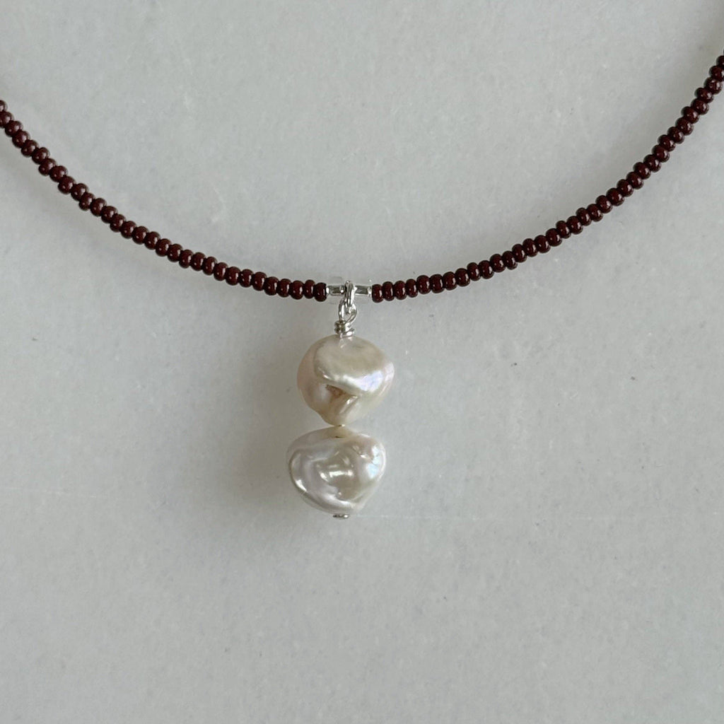 Pearl Drop Necklace | Sea & Pattern